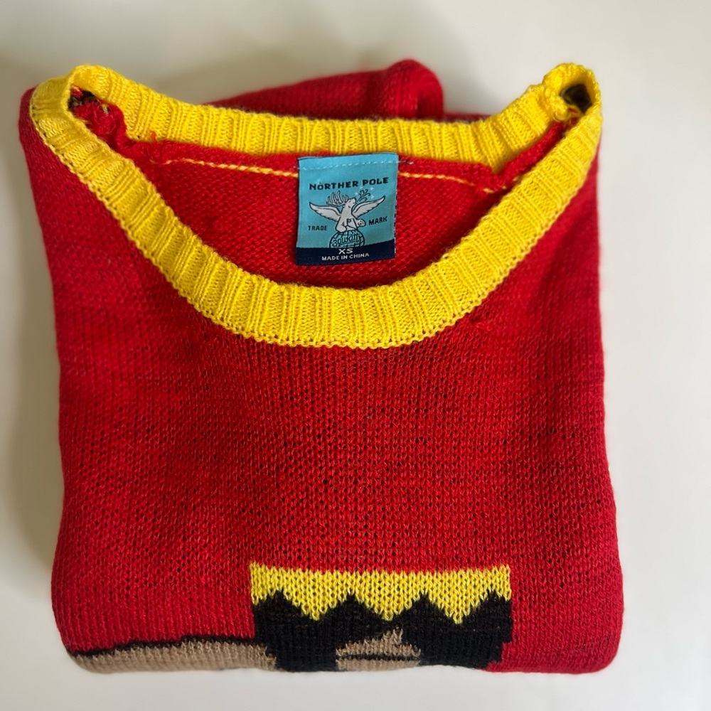 Festive Red Nutcracker Sweater - image 8